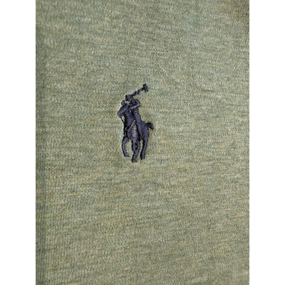 Polo Ralph Lauren Polo Shirt L Classic Fit Green Blue Pony Cotton Golf Preppy - Picture 3 of 8